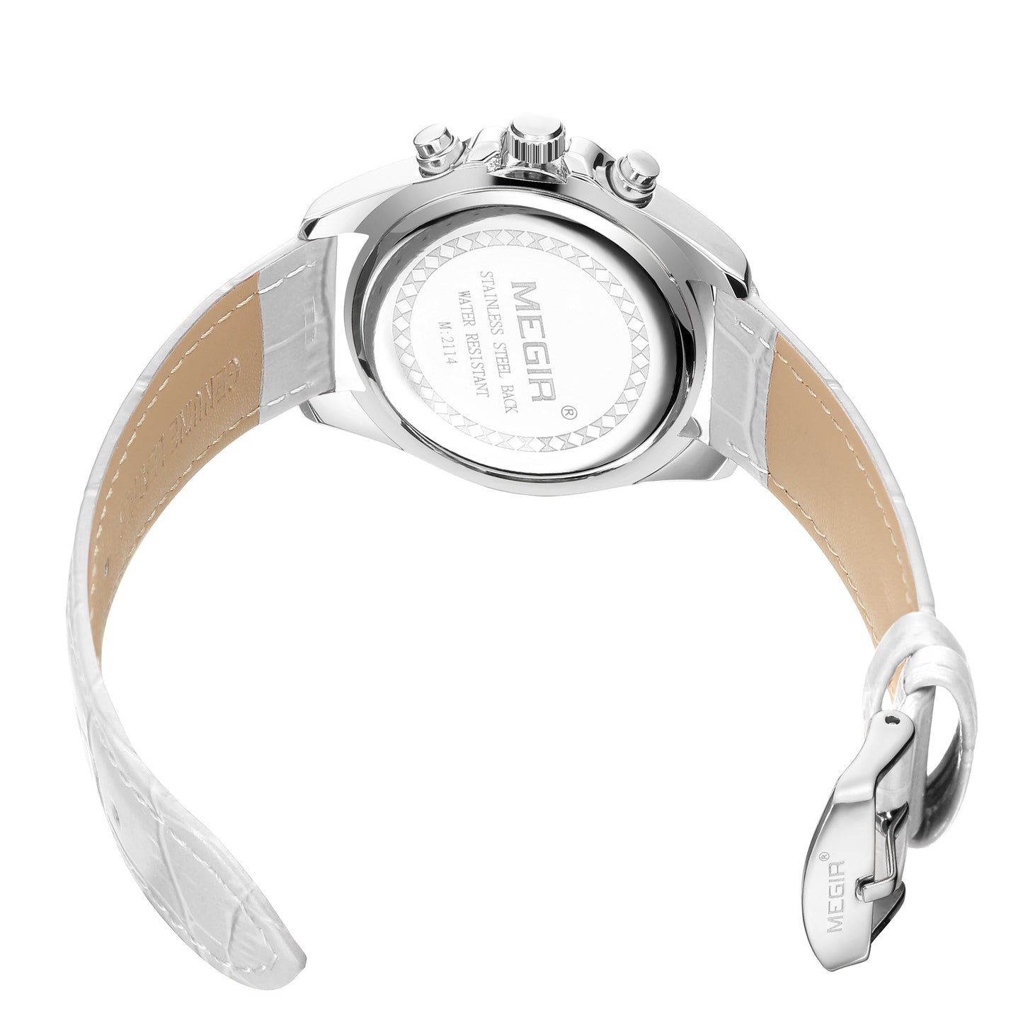 MEGIR Watch for Women Top Brand Luxury Ladies Fashion Wristwatch Leather Waterproof Elegant Dress Quartz Female Clock 2114