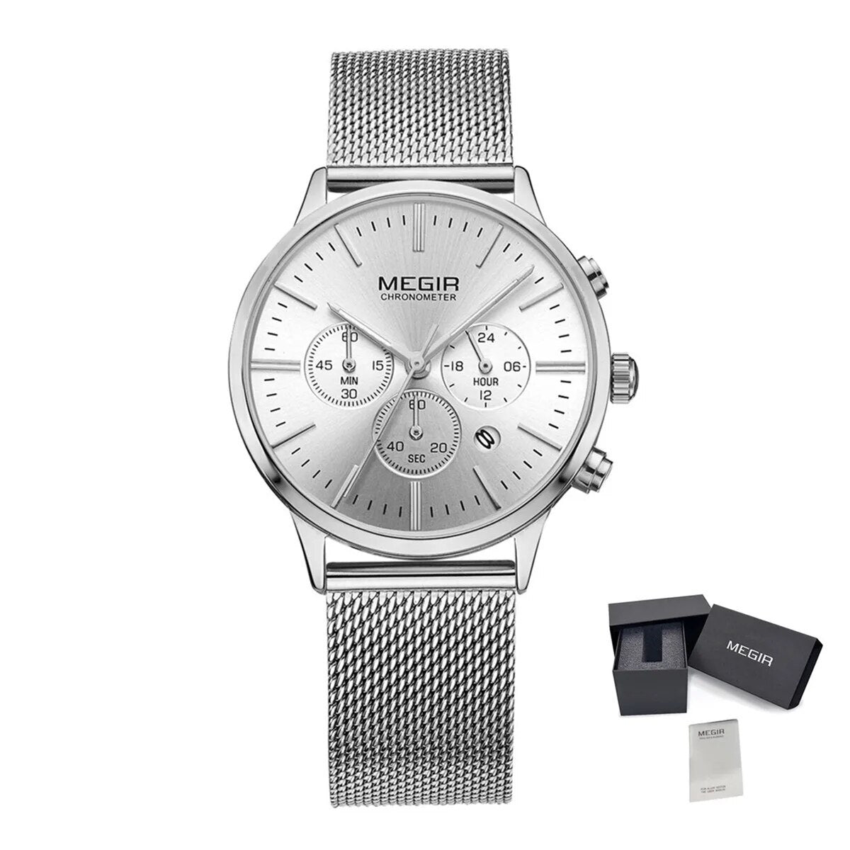 MEGIR Brand Luxury Women Watches Fashion Quartz Ladies Watch Sport Relogio Feminino Wristwatch Waterproof Dress Clock 2011