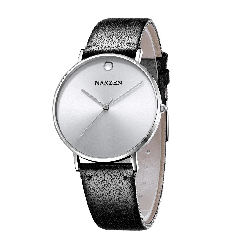 NAKZEN 2020 New Men's Watches Top Brand Luxury Quartz Watch Men Leather Waterproof Cool Watch Man Clocks Relogio Masculino