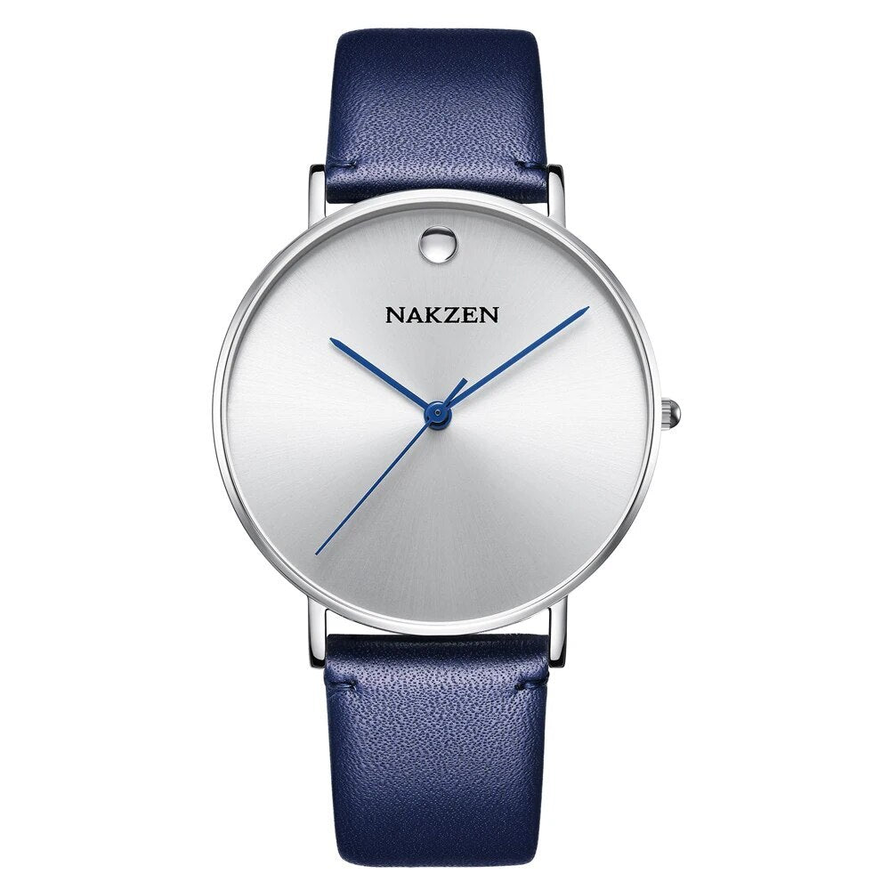 NAKZEN 2020 New Men's Watches Top Brand Luxury Quartz Watch Men Leather Waterproof Cool Watch Man Clocks Relogio Masculino