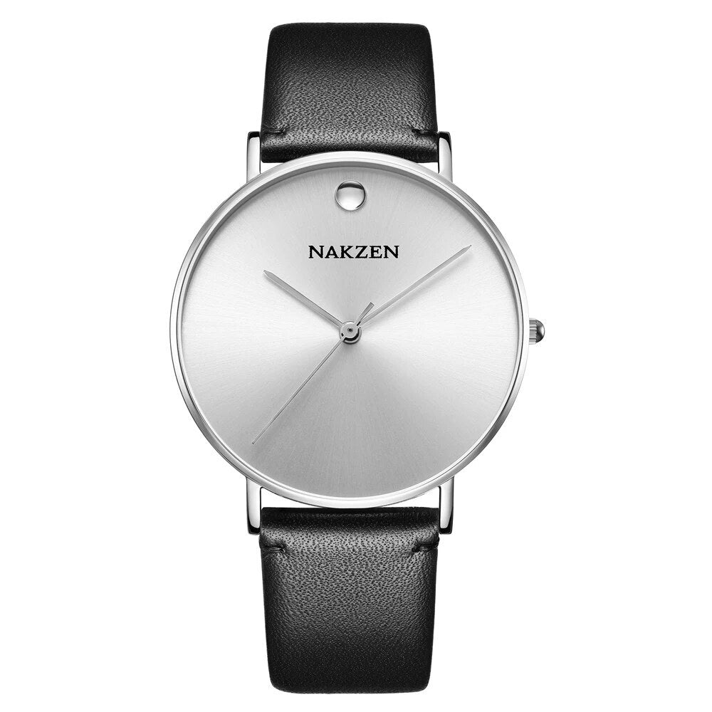 NAKZEN 2020 New Men's Watches Top Brand Luxury Quartz Watch Men Leather Waterproof Cool Watch Man Clocks Relogio Masculino