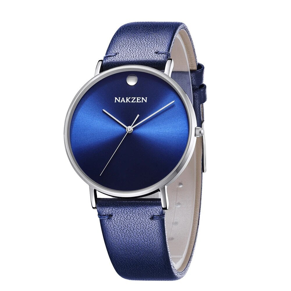 NAKZEN 2020 New Men's Watches Top Brand Luxury Quartz Watch Men Leather Waterproof Cool Watch Man Clocks Relogio Masculino