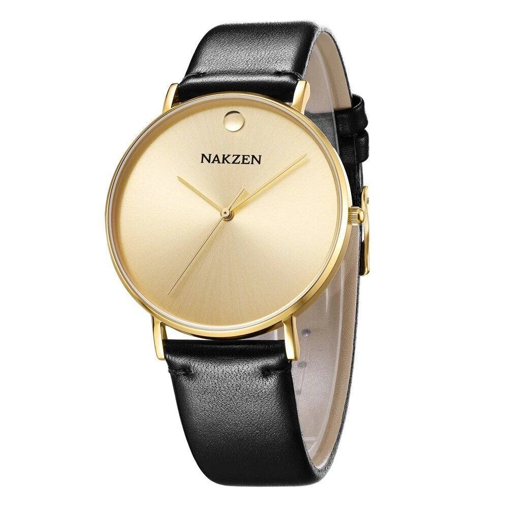 NAKZEN 2020 New Men's Watches Top Brand Luxury Quartz Watch Men Leather Waterproof Cool Watch Man Clocks Relogio Masculino