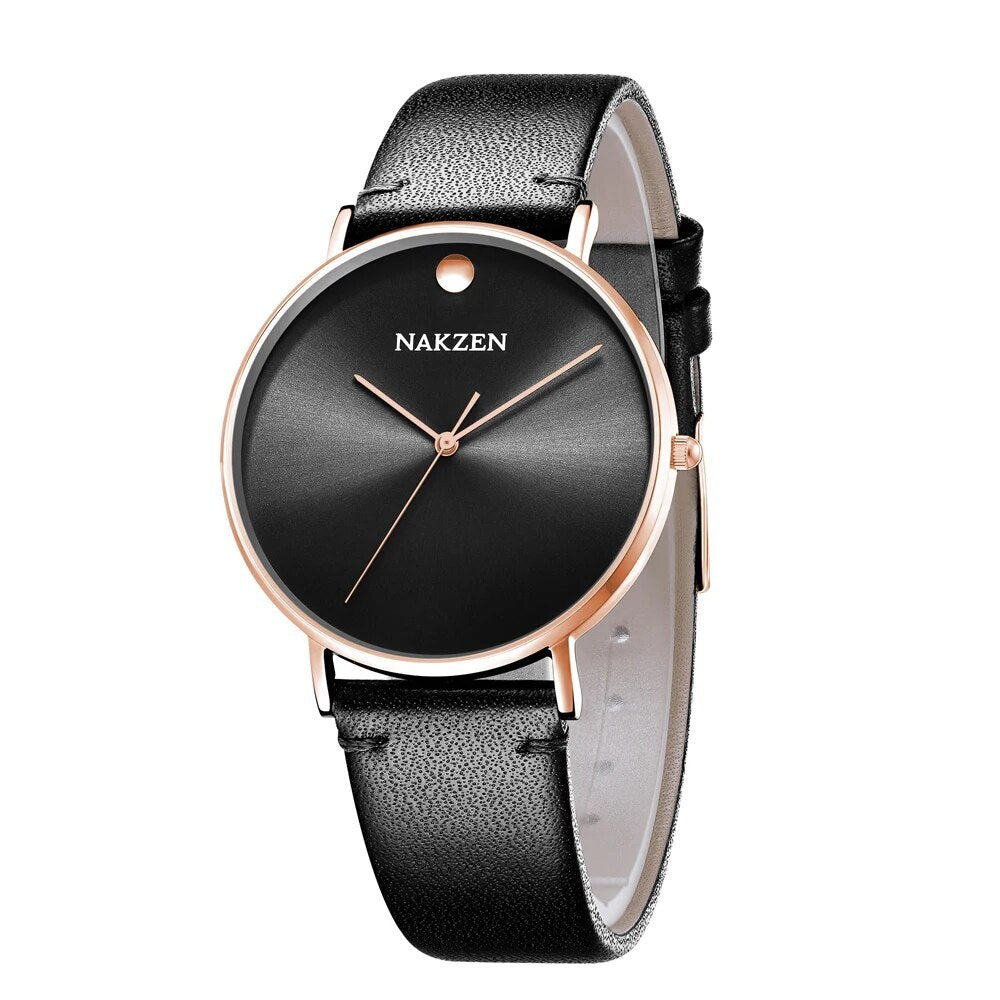 NAKZEN 2020 New Men's Watches Top Brand Luxury Quartz Watch Men Leather Waterproof Cool Watch Man Clocks Relogio Masculino