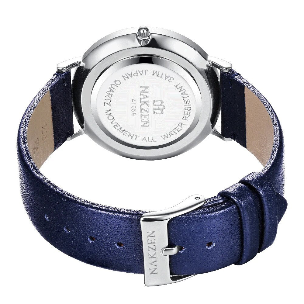 NAKZEN 2020 New Men's Watches Top Brand Luxury Quartz Watch Men Leather Waterproof Cool Watch Man Clocks Relogio Masculino