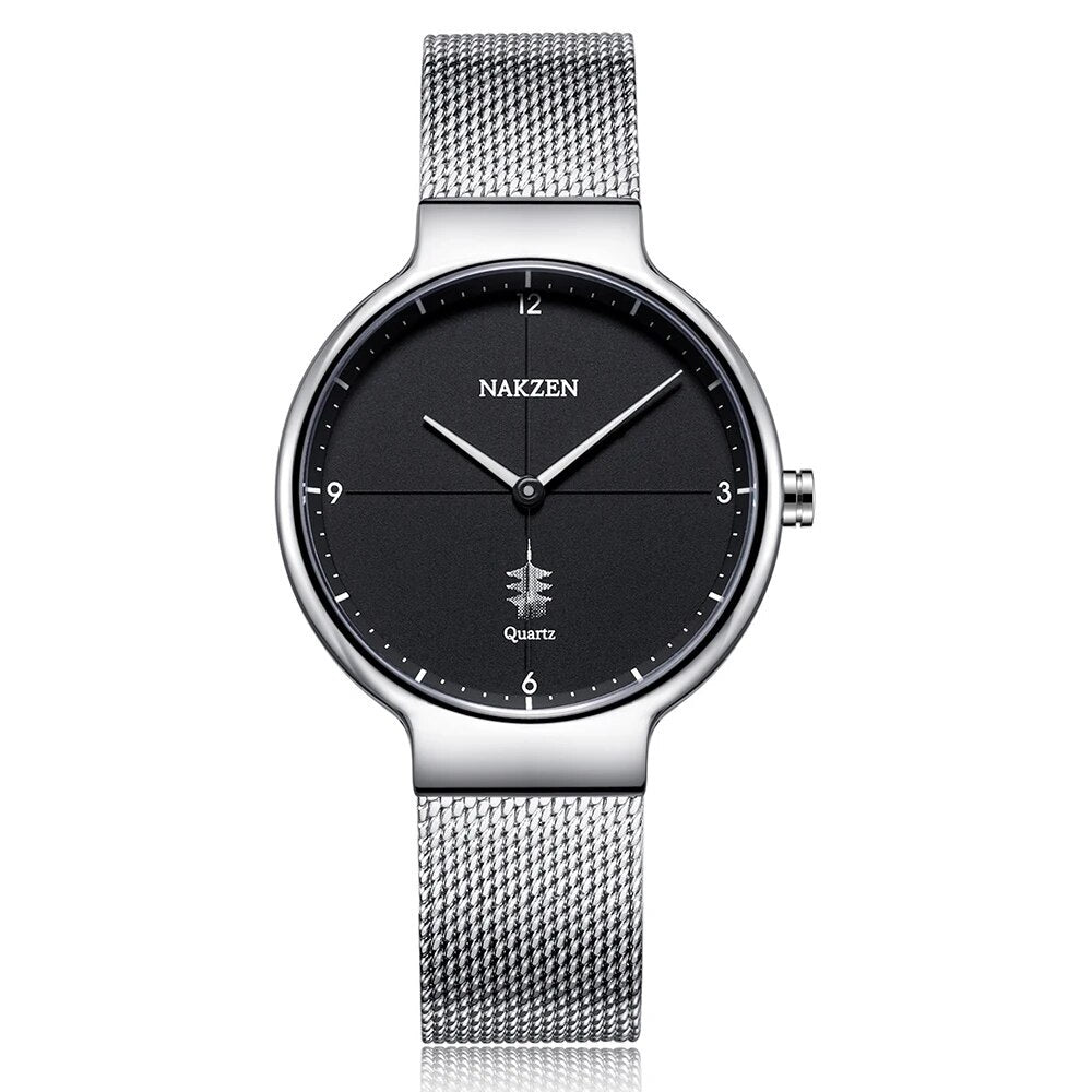 NAKZEN Women Fashion Casual Ultra Thin Quartz Watches Top Brand Luxury Waterproof Ladies Female Wrist Watch Relogio Masculino
