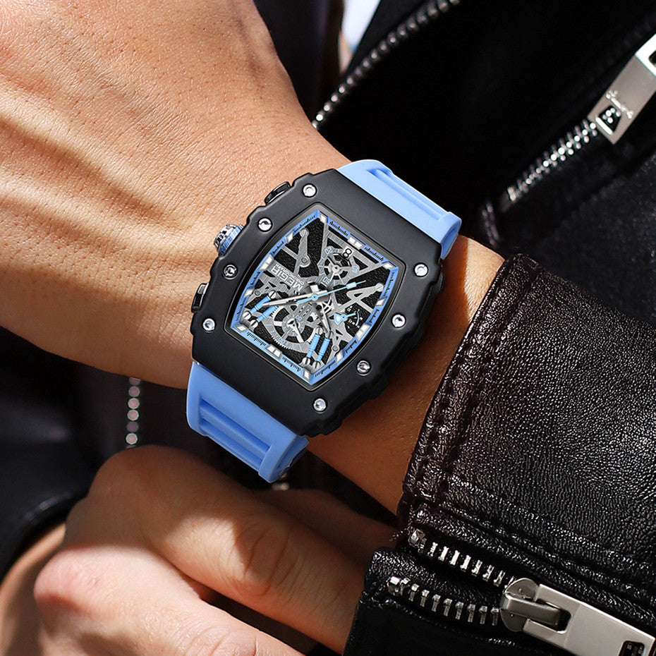 MEGIR Luxury Outdoor Sport Wristwatch for Mens Silicone Waterproof Watches Quartz Wrist Watch Male Clock Military Watch 2218