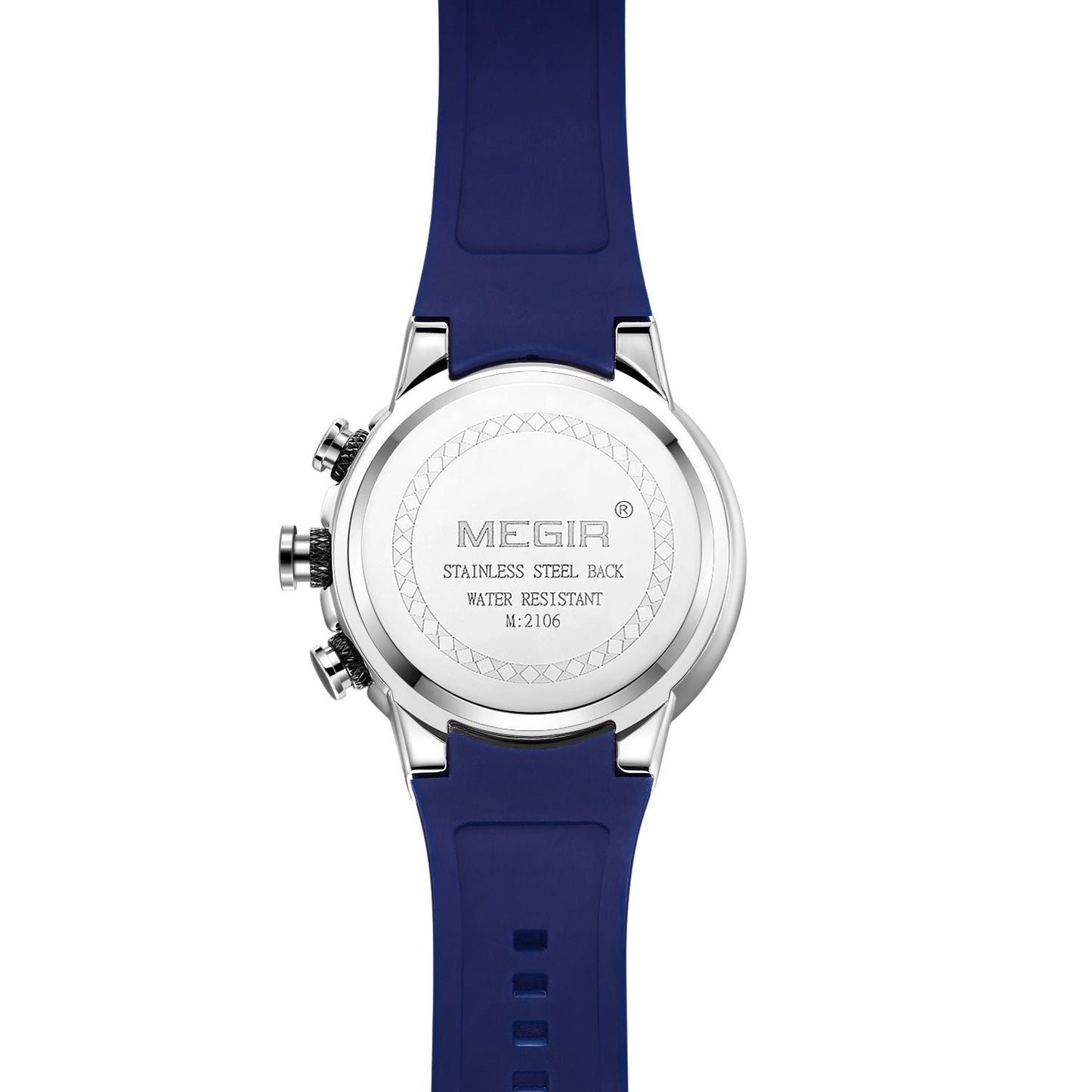 MEGIR Men Watch Top Brand Luxury Sport Chronograph Fashion Casual Mens Quartz Watches Silicone Wristwatches Reloj Hombre 2106