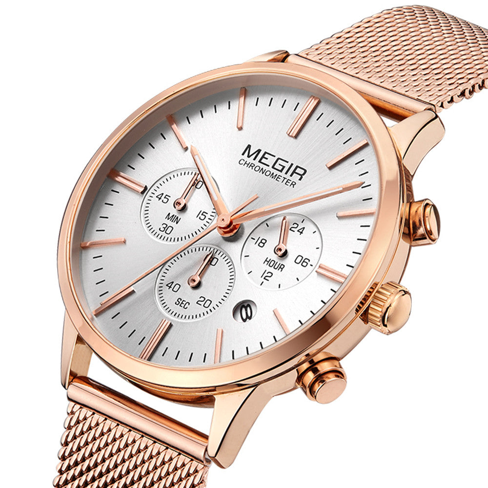 MEGIR Brand Luxury Women Watches Fashion Quartz Ladies Watch Sport Relogio Feminino Wristwatch Waterproof Dress Clock 2011