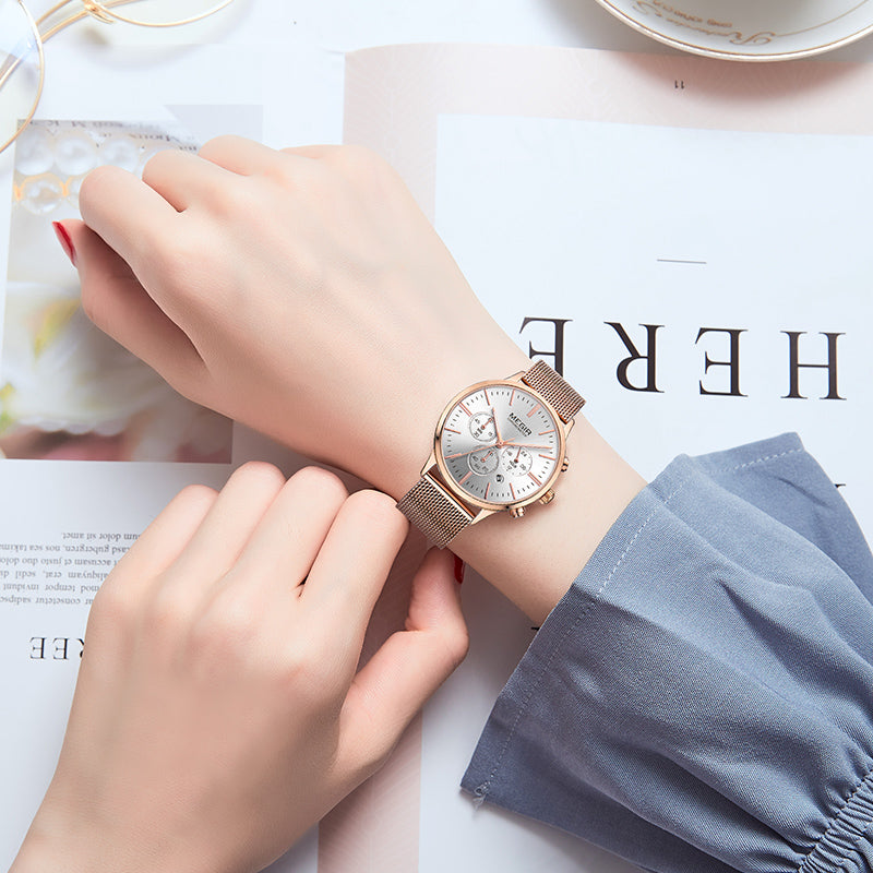 MEGIR Brand Luxury Women Watches Fashion Quartz Ladies Watch Sport Relogio Feminino Wristwatch Waterproof Dress Clock 2011