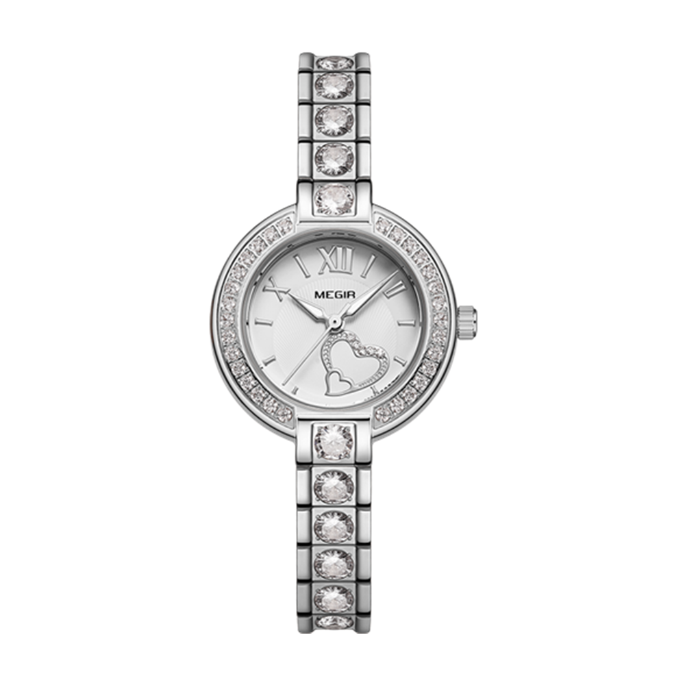 MEGIR Fashion Women Bracelet Quartz Watches Ladies Sports Dress Wrist Watch Luxury Diamond Female Clock Relogio Feminino