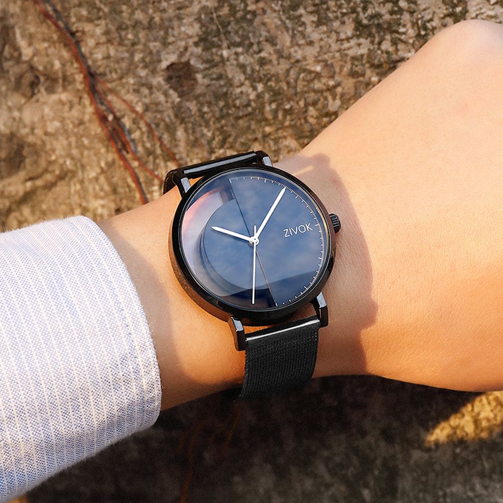 ZIVOK Luxury Quartz Men's Watch Waterproof Sport Wristwatches Big Dial Business Male Watches Clock Montre Homme