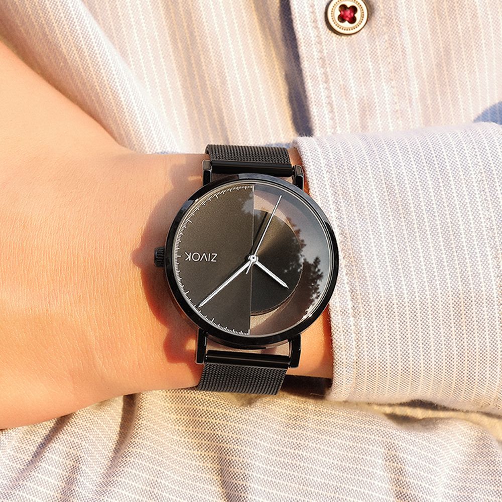 ZIVOK Luxury Quartz Men's Watch Waterproof Sport Wristwatches Big Dial Business Male Watches Clock Montre Homme