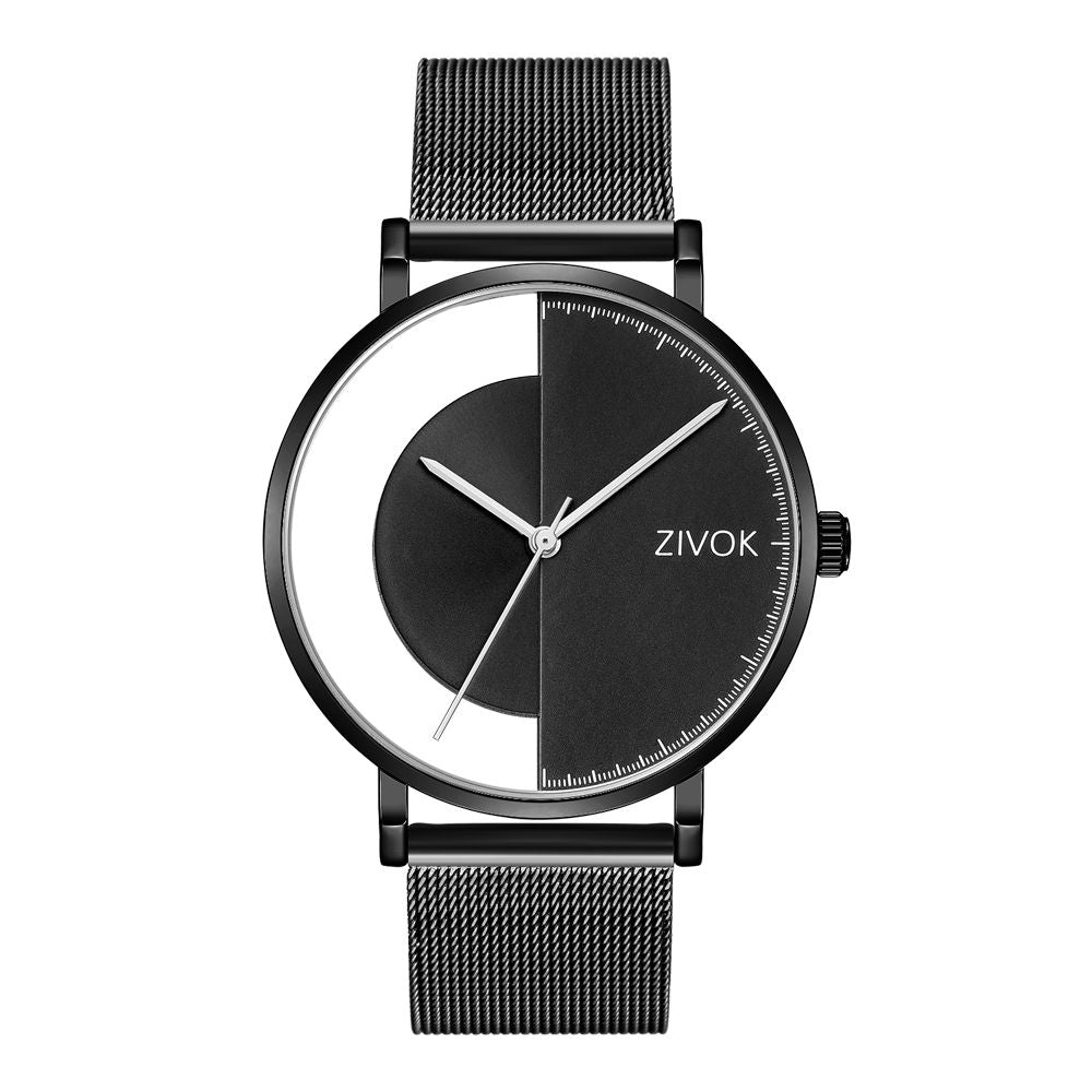 ZIVOK Luxury Quartz Men's Watch Waterproof Sport Wristwatches Big Dial Business Male Watches Clock Montre Homme