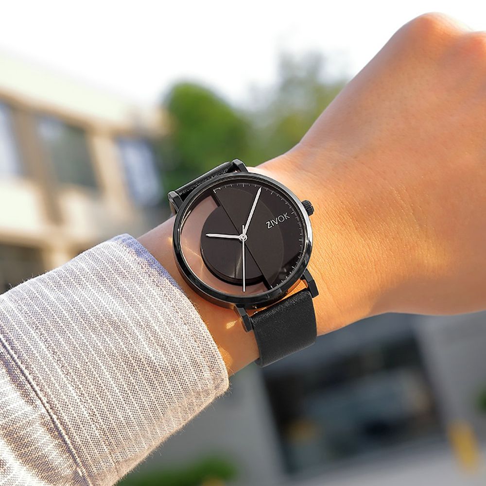 ZIVOK Luxury Quartz Men's Watch Waterproof Sport Wristwatches Big Dial Business Male Watches Clock Montre Homme