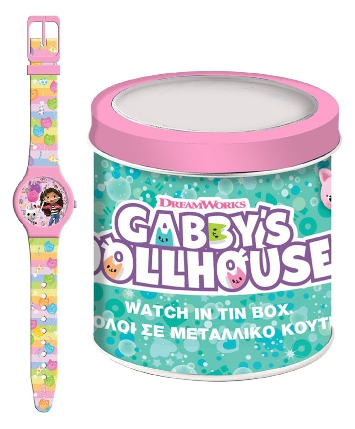 KID WATCH Mod. GABBYS DOLLHOUSE - Tin Box