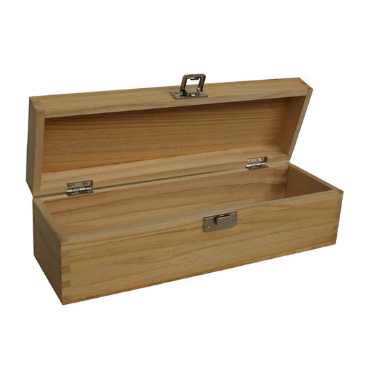 Single Bottle Clear Varnish Wooden Display Box